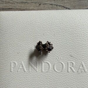 Pandora Black and Silver Cluster Charm